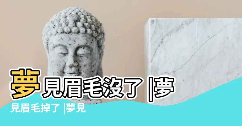 夢見眉毛沒了 |夢見眉毛掉了 |夢見眉毛沒了 |【做夢夢見一個眉毛沒了】