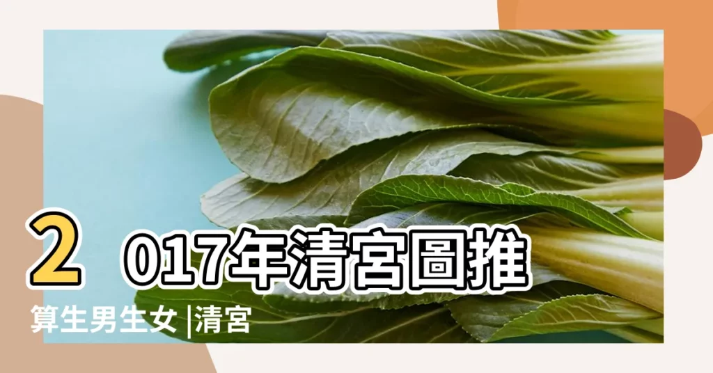 2017年清宮圖推算生男生女 |清宮表生男生女2017受孕月份算法 |胎兒性別早知道 |【2017年幾月份受孕】