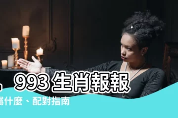 【1993 生效】1993 生肖報報：屬什麼、配對指南大公開！