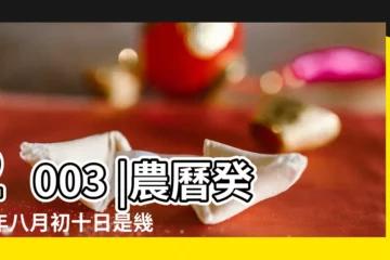【2003年9月6日天干地支】2003 |農曆癸未年八月初十日是幾月 |2003年9月6日是什麼天干地支 |