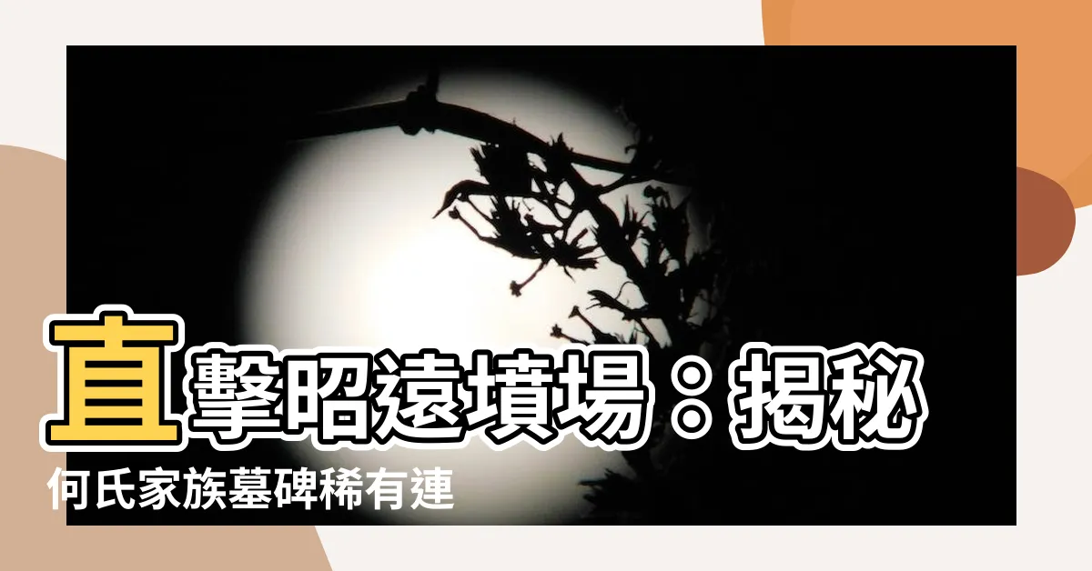 【昭遠墳場】直擊昭遠墳場：揭秘何氏家族墓碑稀有連州青的使用