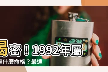 【1992年猴】揭密！1992年屬猴是什麼命格？最速配生肖大公開