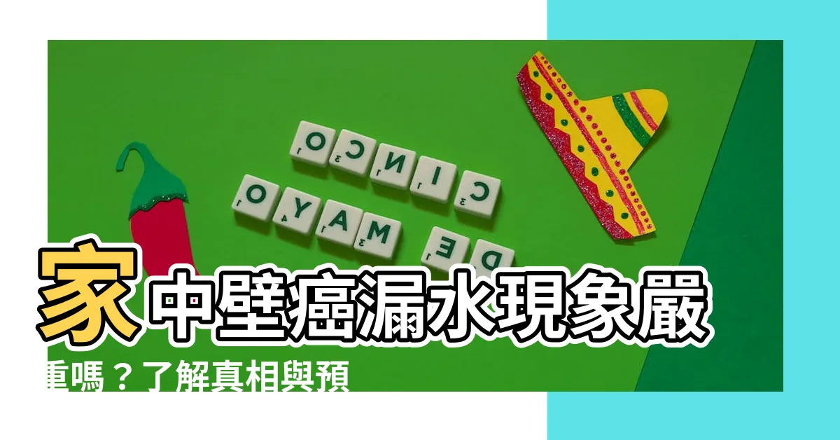 【壁癌漏水】家中壁癌漏水現象嚴重嗎？瞭解真相與預防措施
