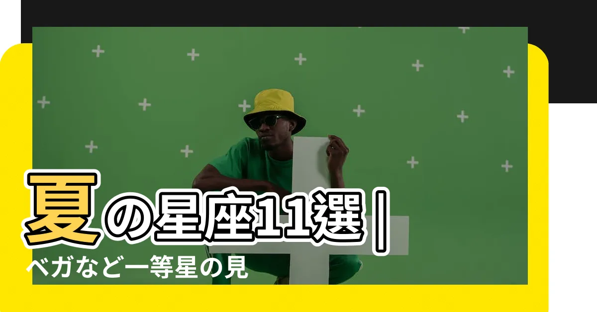 【北斗七星位置】夏の星座11選 |ベガなど一等星の見つけ方 |北斗七星や大三角 |