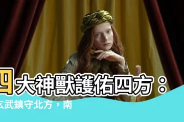 【北玄武 南朱雀】四大神獸護佑四方：北玄武鎮守北方，南朱雀守衞南方