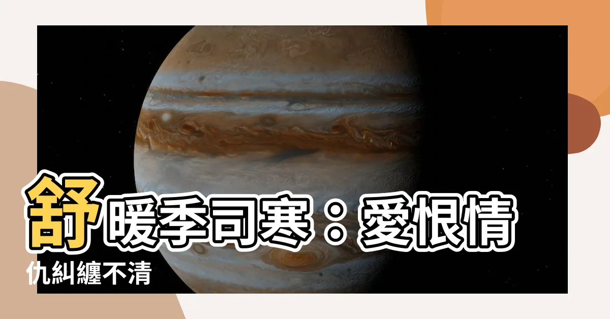 【舒暖季司寒】舒暖季司寒：愛恨情仇糾纏不清