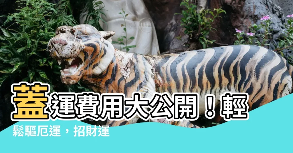 【蓋運費用】蓋運費用大公開！輕鬆驅厄運，招財運