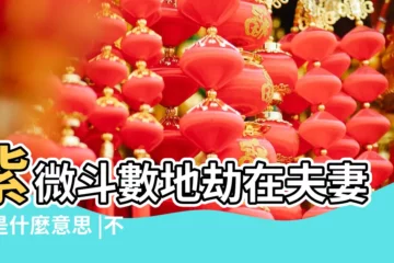 【地劫流年婚姻宮】紫微斗數地劫在夫妻宮是什麼意思 |不易結婚的人 |真命假算 |