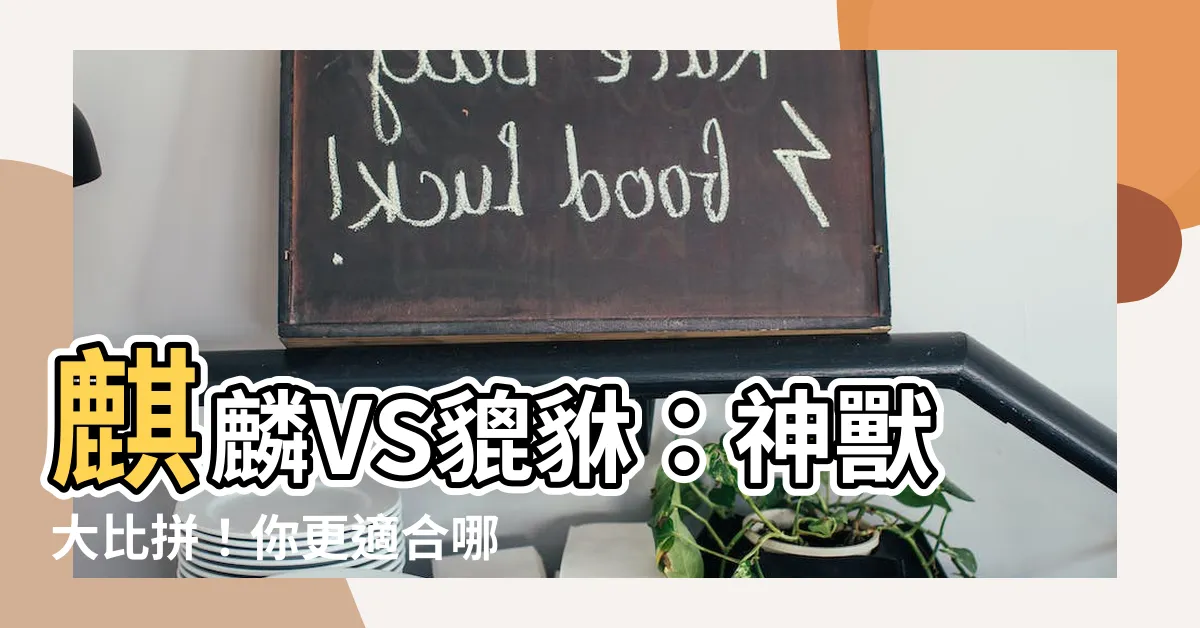 【麒麟 貔貅】麒麟VS貔貅：神獸大比拼！你更適合哪一種？