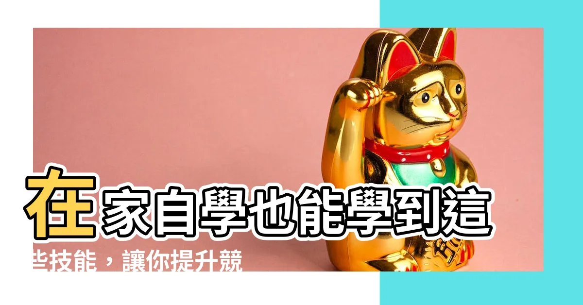 【自學可以學什麼】在家自學也能學到這些技能，讓你提升競爭力！