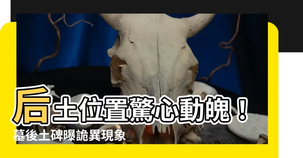 【后土位置】后土位置驚心動魄！墓後土碑曝詭異現象：「陰風來襲」