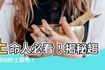 【土顏色】土命人必看！揭秘趨吉避兇的土顏色！