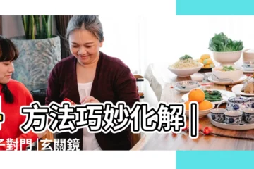 【大門外對着鏡子】4方法巧妙化解 |鏡子對門 |玄關鏡子正對大門是大忌 |