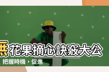 【無花果摘心】無花果摘心訣竅大公開！把握時機，促進分枝，收穫豐碩果實！