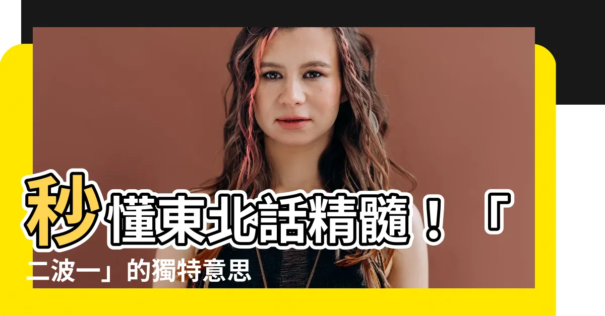 【二波一 意思】秒懂東北話精髓！「二波一」的獨特意思，讓你瞬間融入東北文化圈