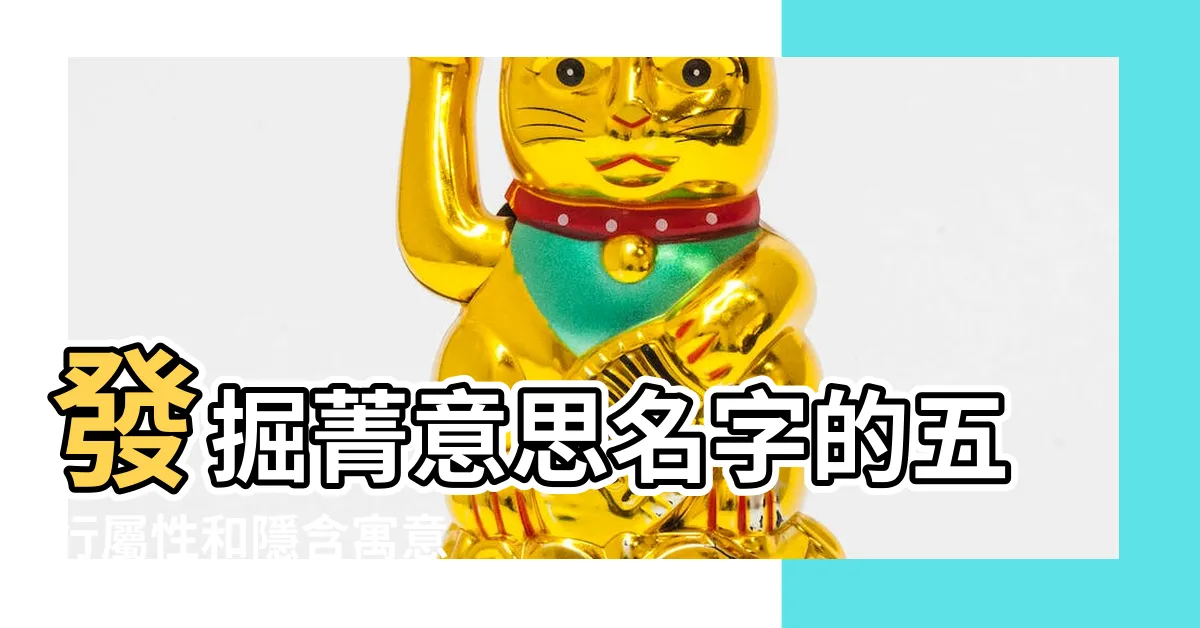 【菁意思名字】發掘菁意思名字的五行屬性和隱含寓意