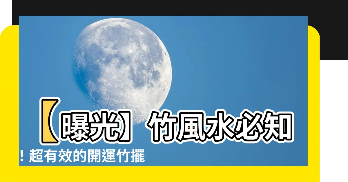 【竹風水】【曝光】竹風水必知！超有效的開運竹擺放禁忌大公開！