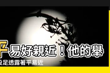 【平易近人的意思】平易好親近！他的舉手投足透露著平易近人的氣息