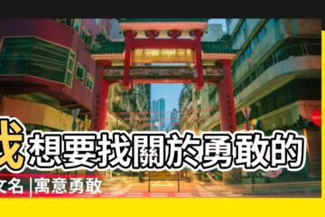 【根據英文勇敢取個英文名】我想要找關於勇敢的英文名 |寓意勇敢的英語名字 |獨特寓意好的英文名字 |