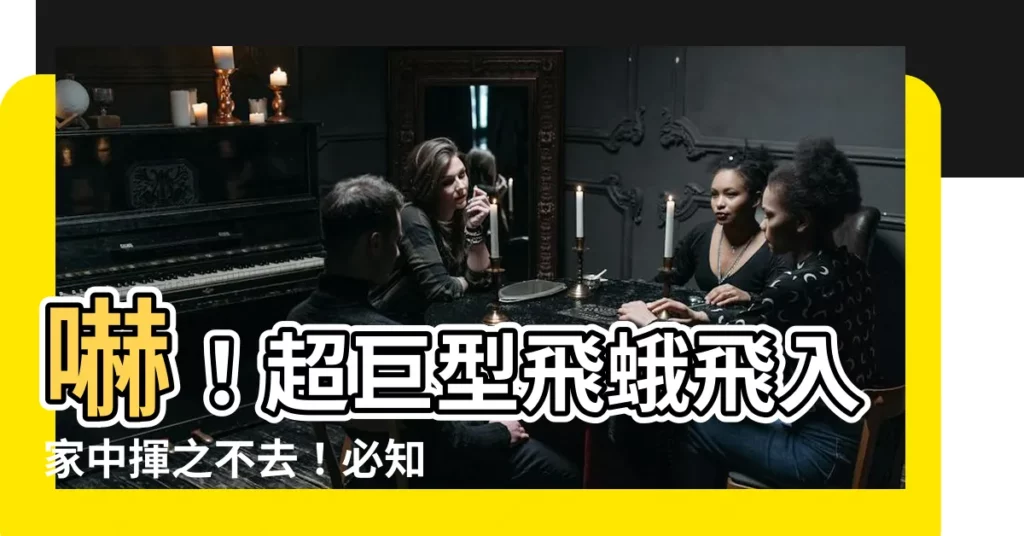 【趕走飛蛾】嚇！超巨型飛蛾飛入家中揮之不去！必知防蟲妙招秒速趕走飛蛾