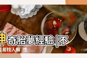【夢見白色的魚嘴唇邊有個小男孩】神奇胎夢經驗 |不可輕易找人解 |性別翻盤 |