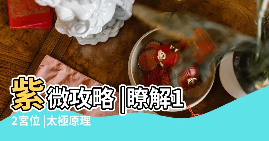 紫微攻略 |瞭解12宮位 |太極原理看人生 |【八字算命十年大運分解】