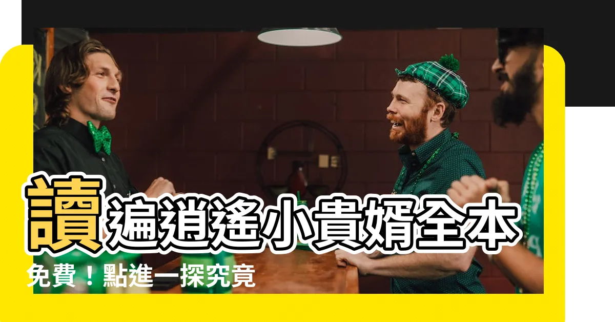 【逍遙小貴婿】讀遍逍遙小貴婿全本免費！點進一探究竟，俯瞰人間煙火！