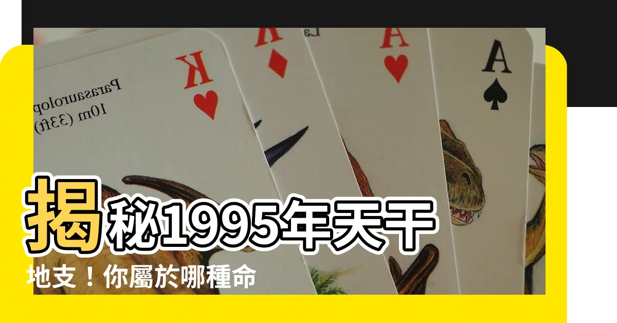 【1995 天干地支】揭秘1995年天干地支！你屬於哪種命格？