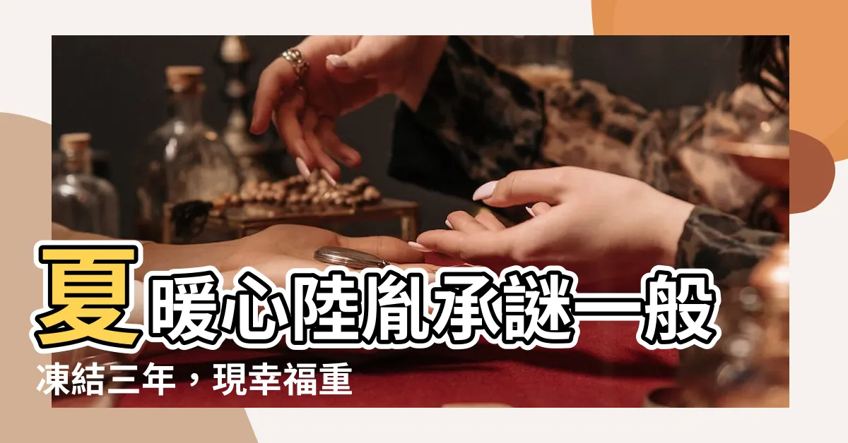 【夏暖心陸胤承】夏暖心陸胤承謎一般凍結三年，現幸福重歸與她身邊