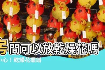 【房間可以放乾燥花嗎】房間可以放乾燥花嗎？小心！乾燥花擺錯位置恐招厄運擋桃花！