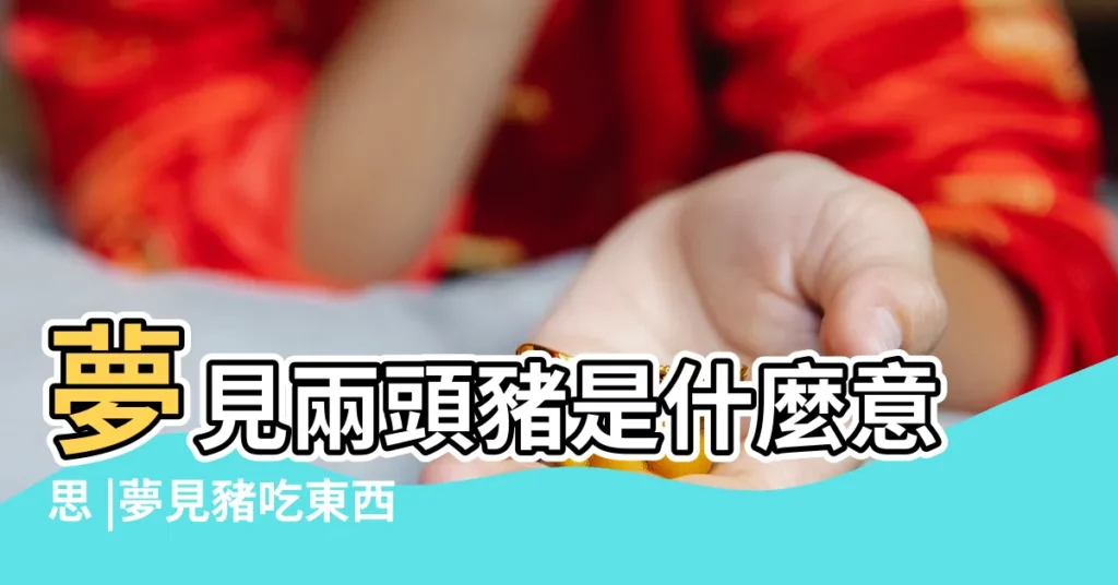 夢見兩頭豬是什麼意思 |夢見豬吃東西 |夢見兩頭豬是什麼意思 |【夢到兩頭豬在吃東西】