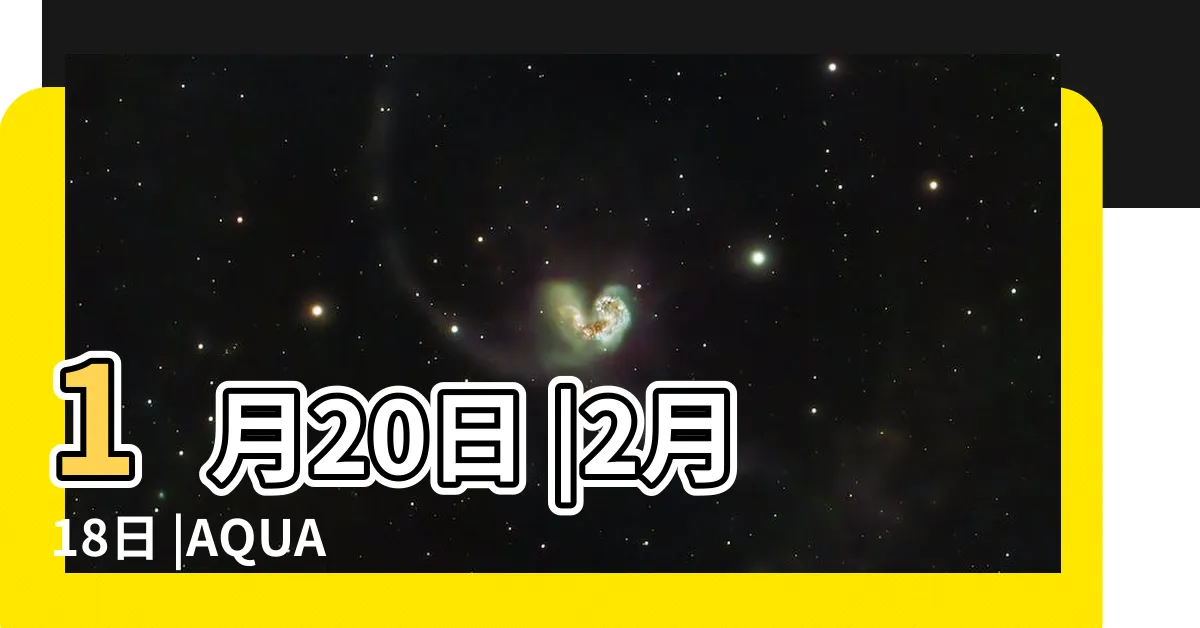 【1月20日 星座】1月20日 |2月18日 |AQUARIUS |