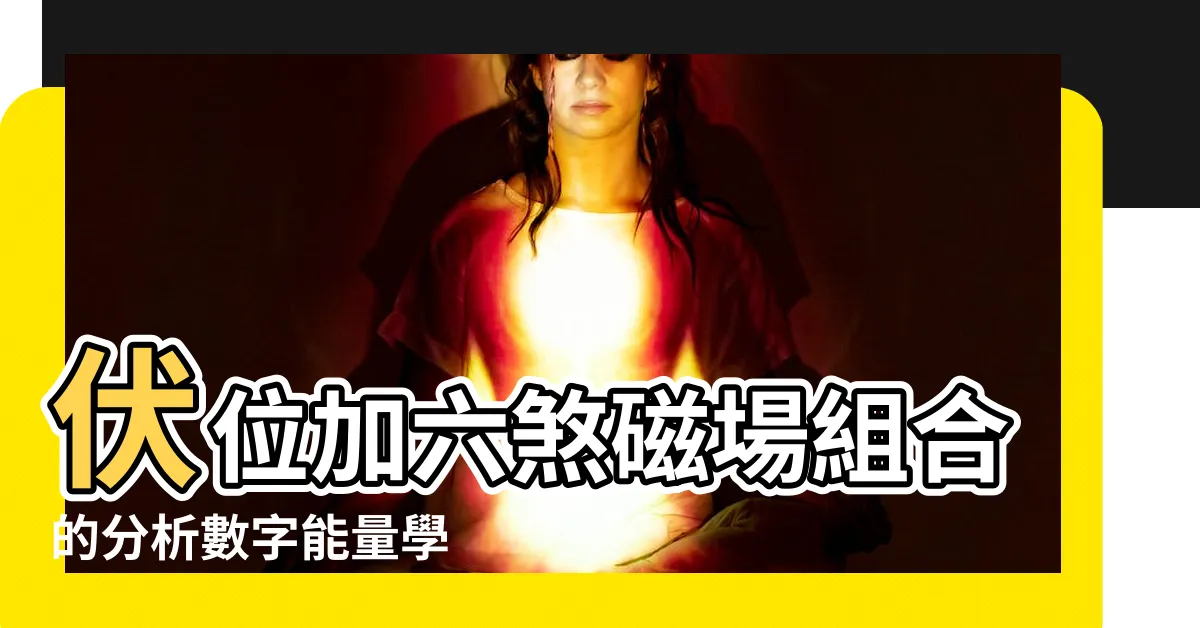 【伏位加六煞】伏位加六煞磁場組合的分析數字能量學 |六煞加伏位磁場能量分析 |勵志玄學網 |