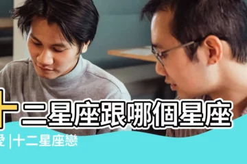 【十二星座之夢幻戀愛】十二星座跟哪個星座戀愛 |十二星座戀愛的主動程度 |容易成為彼此生命中的過客 |