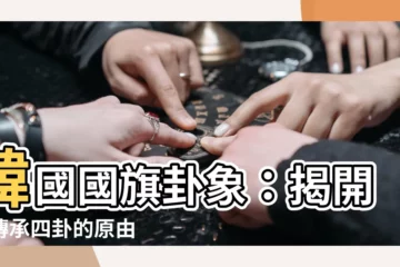 【韓國國旗卦象】韓國國旗卦象：揭開只傳承四卦的原由