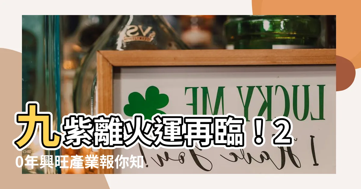 【九紫運】九紫離火運再臨！20年興旺產業報你知，這些生肖運勢驚人