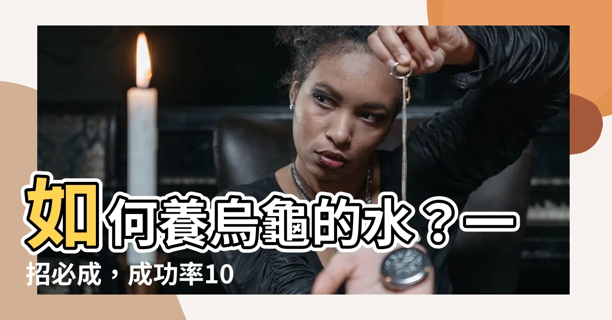 【養烏龜的水】如何養烏龜的水？一招必成，成功率100%！