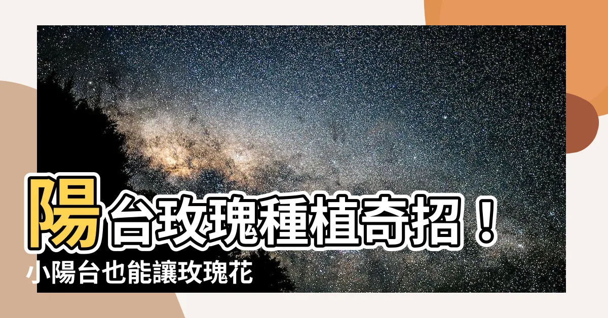 【玫瑰種植陽台】陽台玫瑰種植奇招！小陽台也能讓玫瑰花盛開！