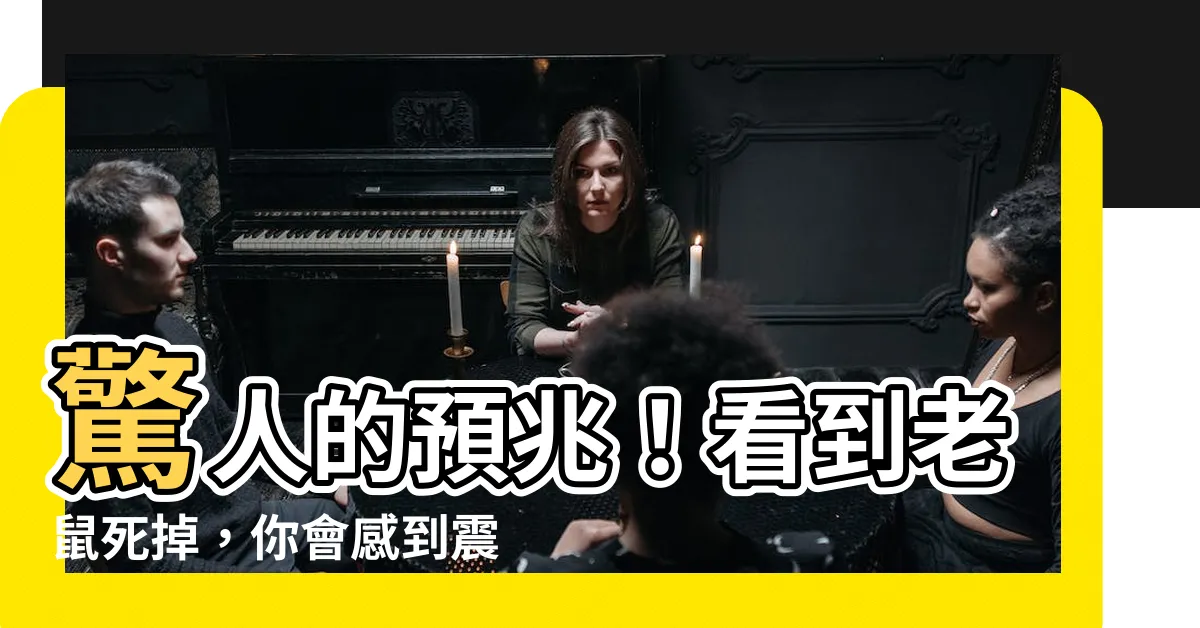 【看到老鼠死掉】驚人的預兆！看到老鼠死掉，你會感到震驚的原因