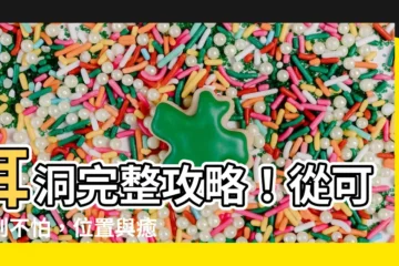 【耳洞】耳洞完整攻略！從可怕到不怕，位置與癒合秘訣全公開！