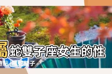【屬蛇雙子座女生】屬蛇雙子座女生的性格特點 |屬蛇雙子座的性格 |屬蛇雙子座女生的性格分析天賦異稟善於思考 |