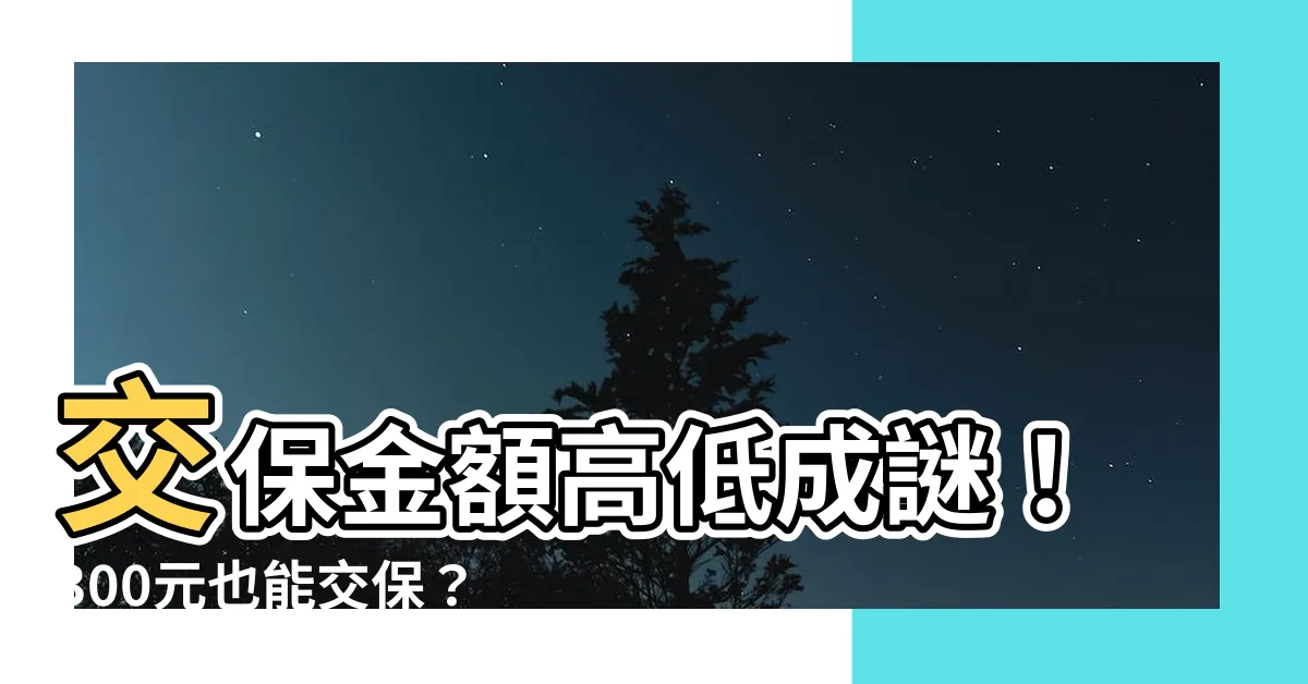 【交保金額高低】交保金額高低成謎！300元也能交保？驚人內幕大公開