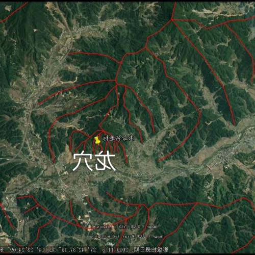 2、廣西蓬華山風水寶地衛星定位找穴位-百度
