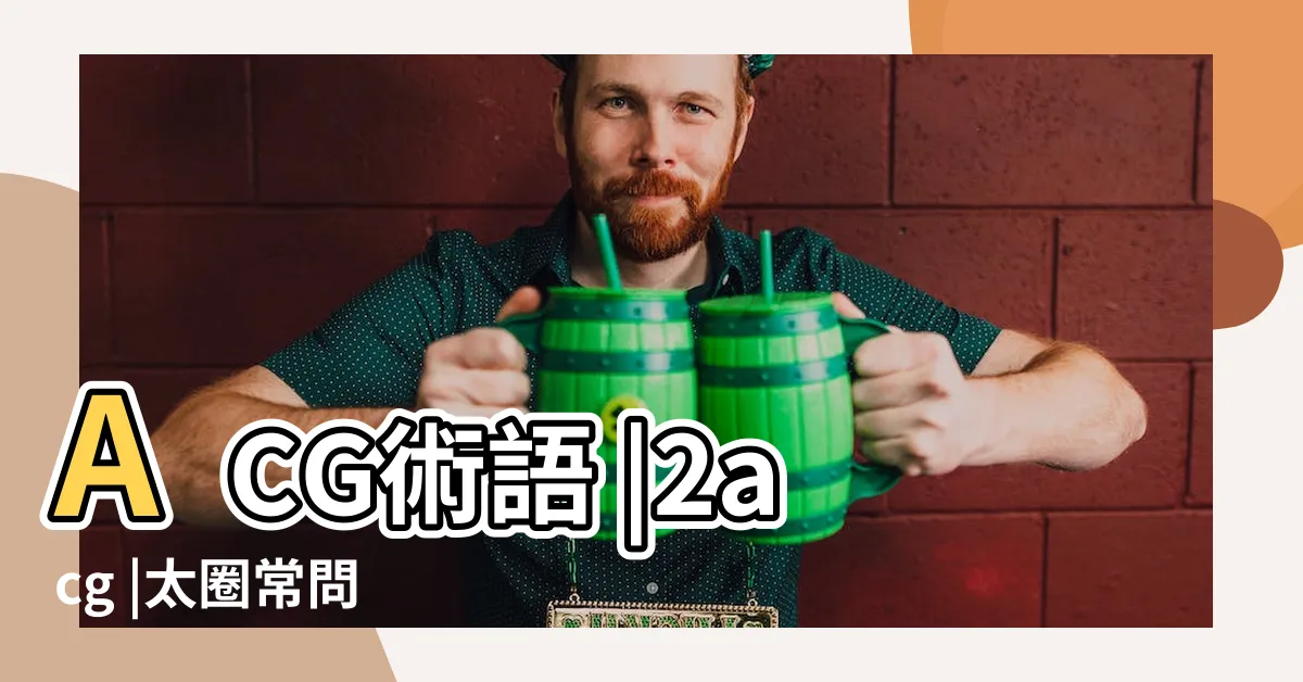【丁品意思】ACG術語 |2acg |太圈常問 |