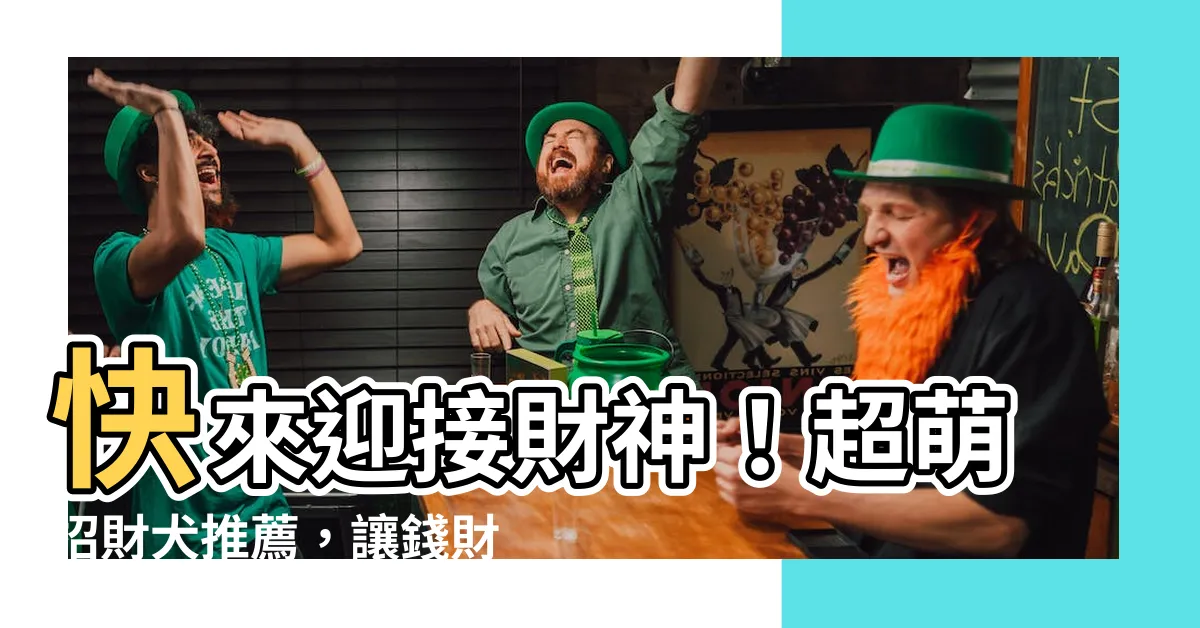 【招財犬】快來迎接財神！超萌招財犬推薦，讓錢財滾滾而來！