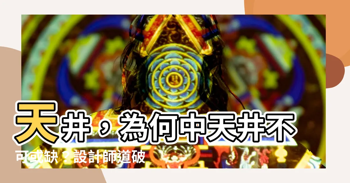 【中天井】天井，為何中天井不可或缺？設計師道破玄機