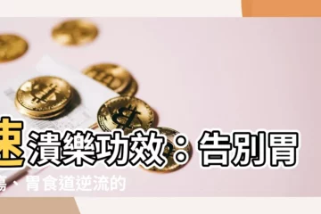 【速潰樂功效】速潰樂功效：告別胃潰瘍、胃食道逆流的神奇藥丸！