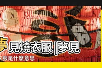 【做夢燒衣服是什麼意思】夢見燒衣服 |夢見燒衣服是什麼意思 |夢見燒衣服 |