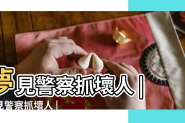 【做夢夢到當警察抓壞人】夢見警察抓壞人 |夢見警察抓壞人 |夢見自己是警察抓壞人的寓意解夢 |