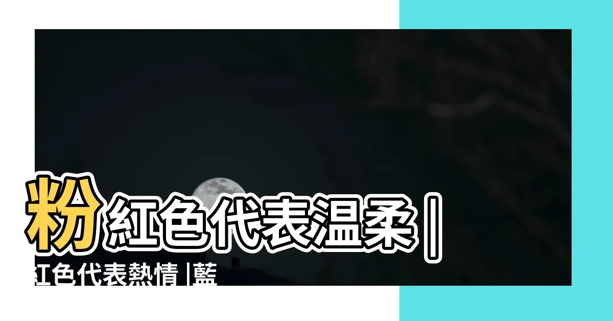 【紅色含義】粉紅色代表温柔 |紅色代表熱情 |藍色代表冷靜 |